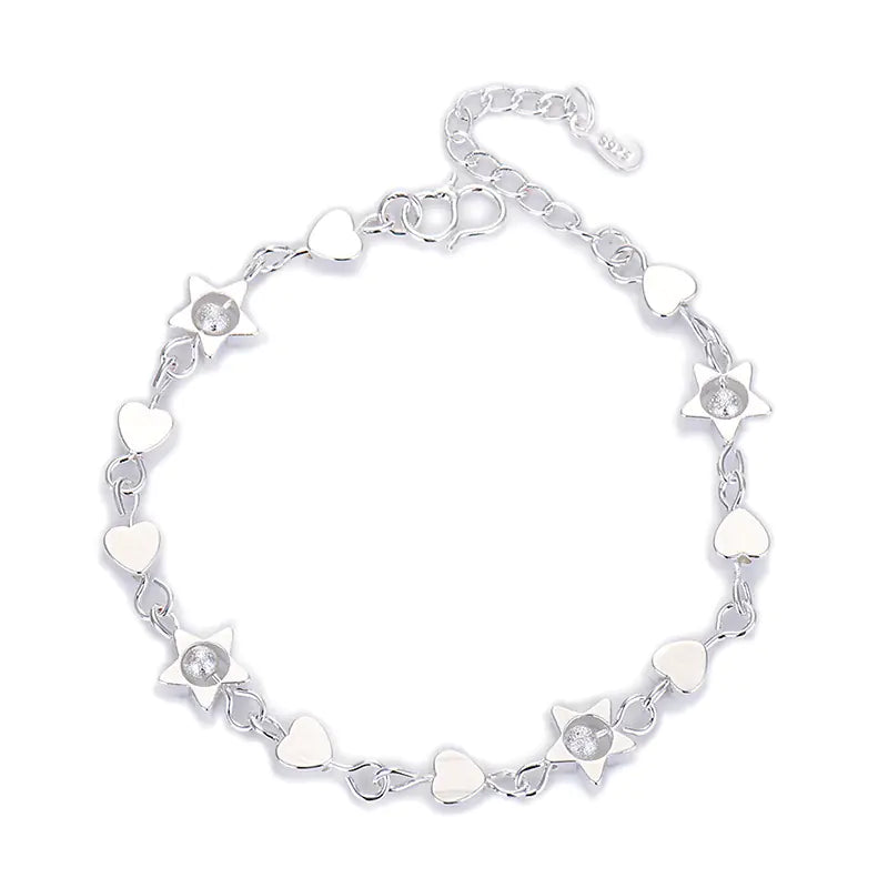 Chic Geometric Heart Bracelet